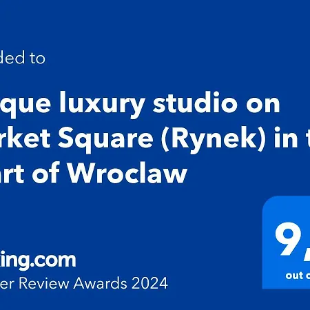 Apartmán Unique Luxury Studio On Market Square *